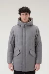 Parka aus einer italienischen Woll- und Seiden-Mischung aus Loro Piana-Gewebe