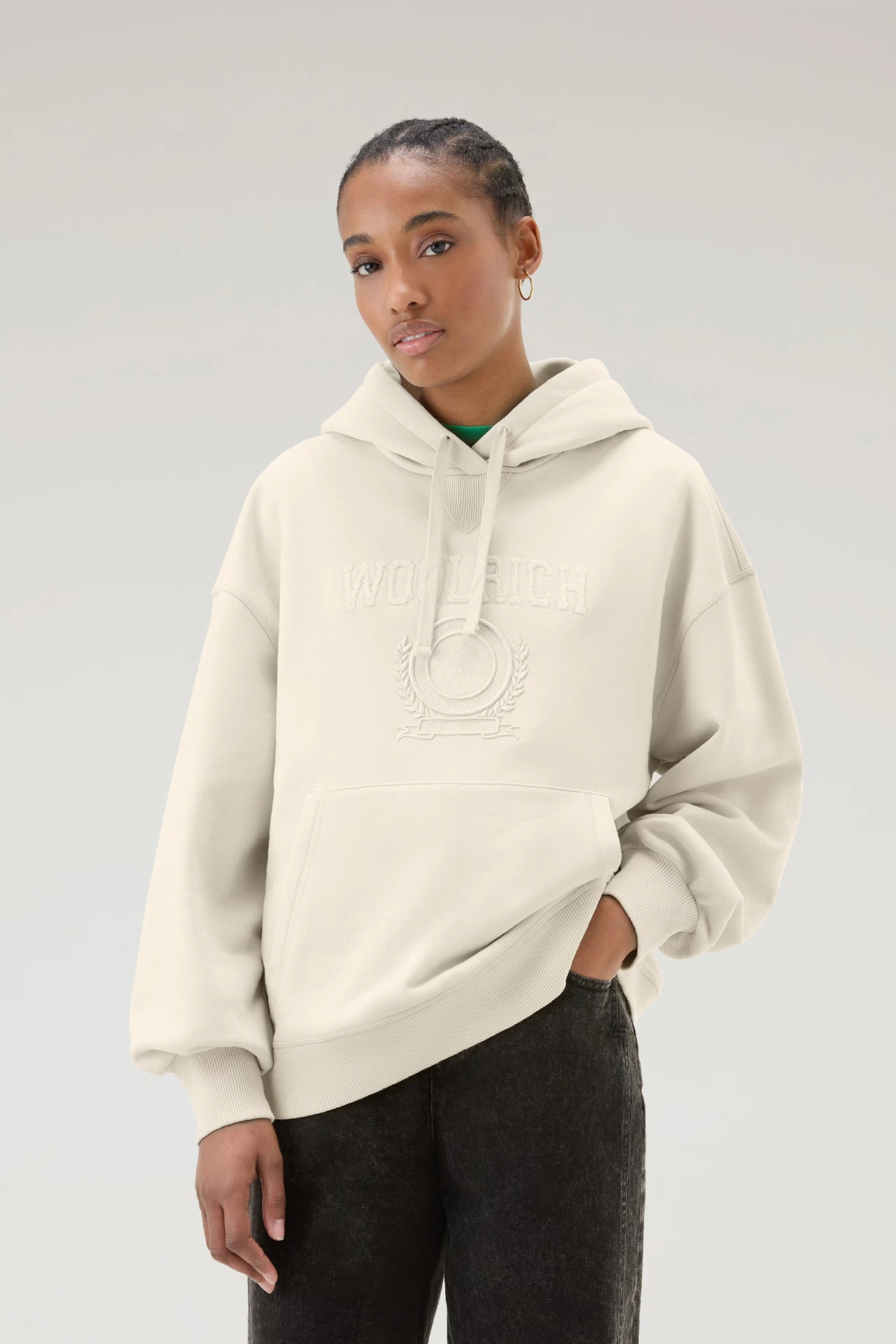 Ivy Kapuzenpullover aus einer Baumwollmischung